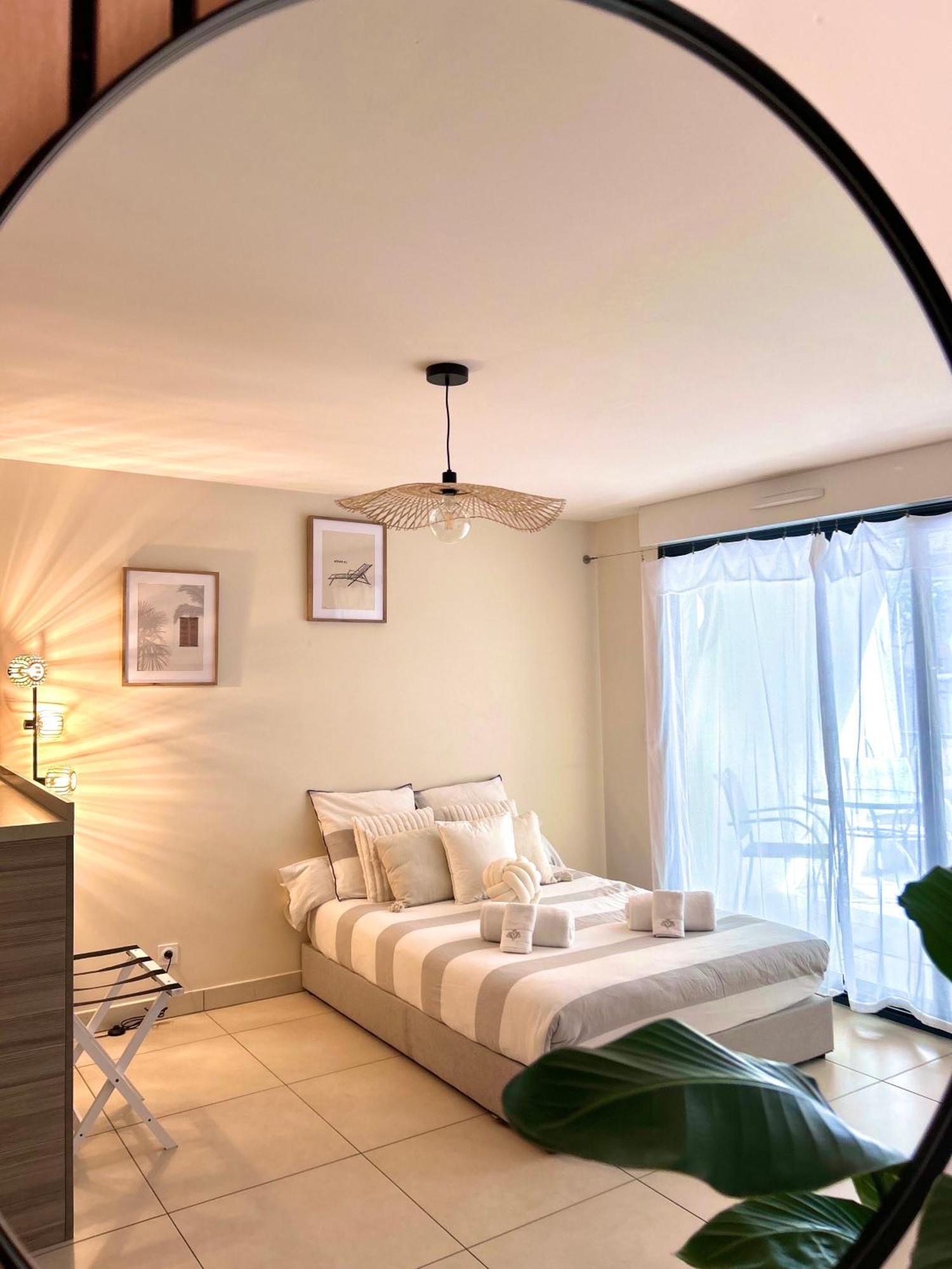 Studio Neuf - Portes De Monaco - Confort - Wifi - Clim ภายนอก รูปภาพ