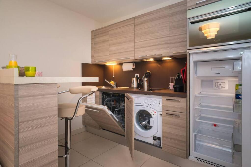 Studio Neuf - Portes De Monaco - Confort - Wifi - Clim ภายนอก รูปภาพ